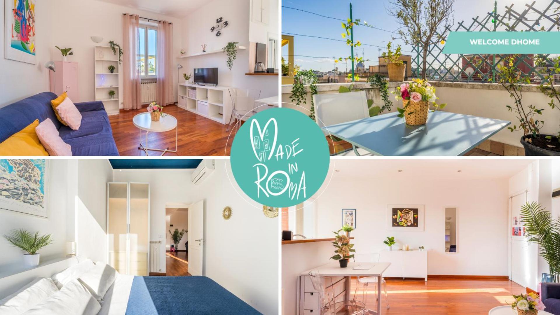 Welcome Dhome - Cozy Penthouse With St. Peter View Rom Exterior foto